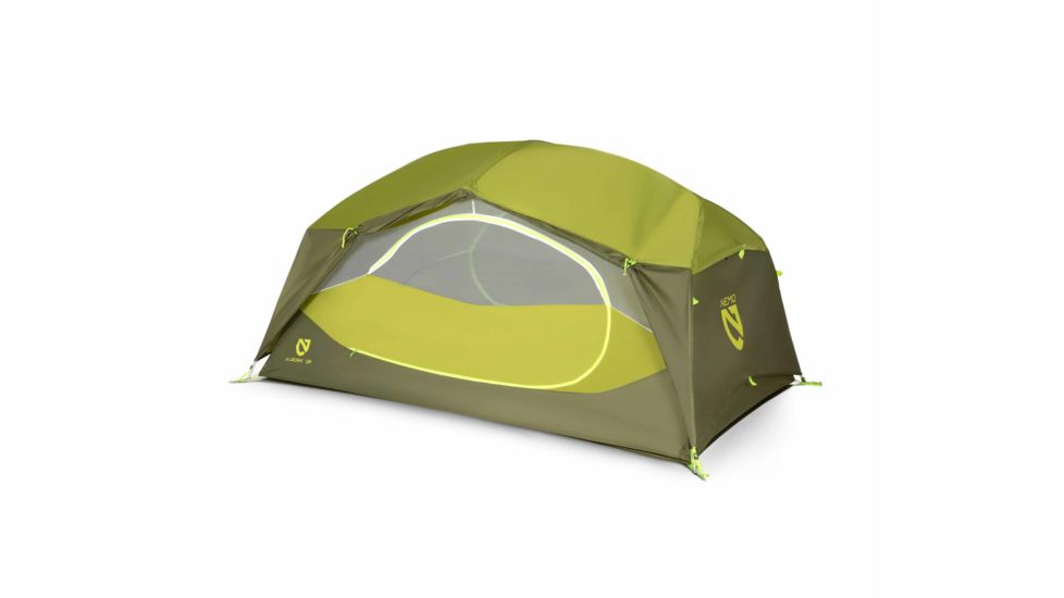 NEMO Equipment Aurora Tent and Footprint - 2 Person, Nova Green, 811666031358
