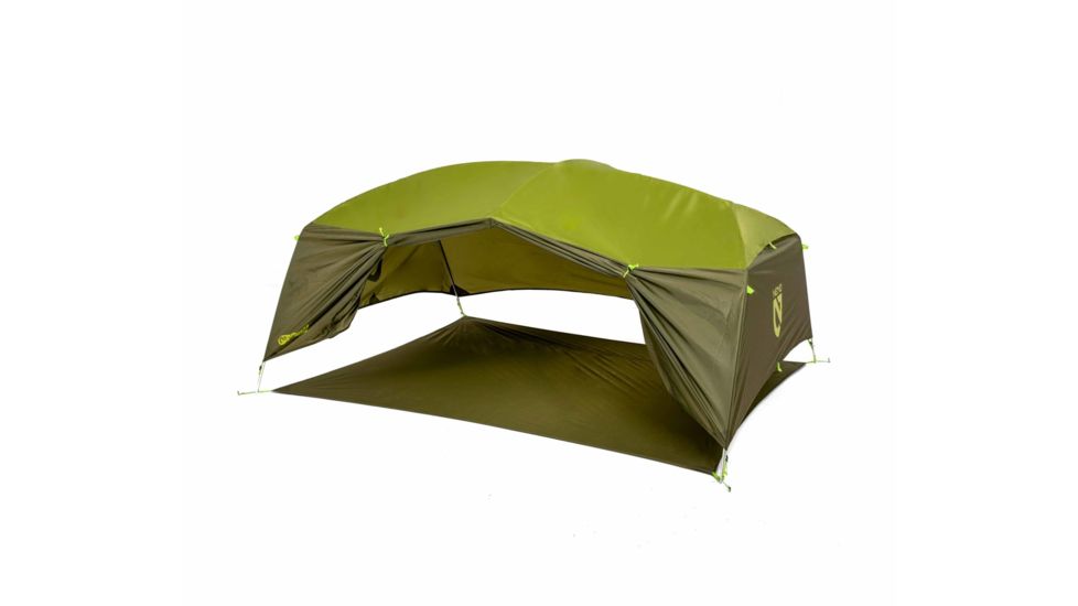 NEMO Equipment Aurora Tent and Footprint - 2 Person, Nova Green, 811666031358