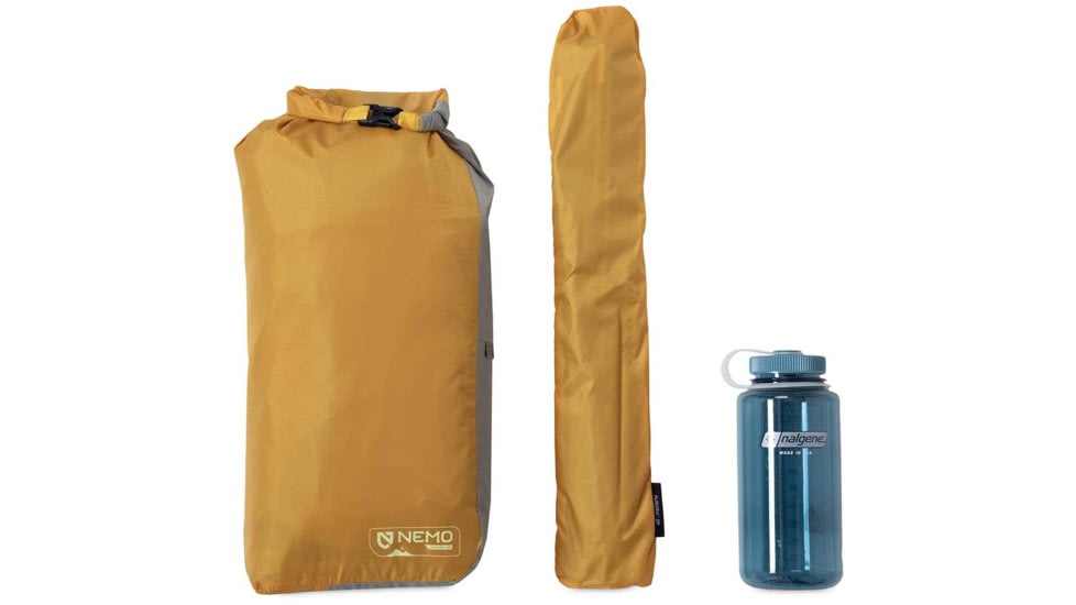 NEMO Equipment Aurora Tent and Footprint - 2 Person, Mango/Fog, 811666035820