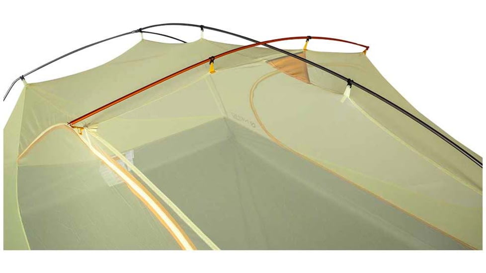NEMO Equipment Aurora Tent and Footprint - 2 Person, Mango/Fog, 811666035820