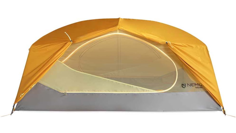 NEMO Equipment Aurora Tent and Footprint - 2 Person, Mango/Fog, 811666035820