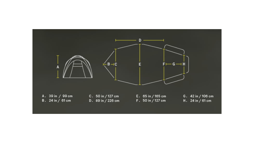 NEMO Equipment Chogori Mountaineering Tent, Waypoint, 2 Person, 811666033499
