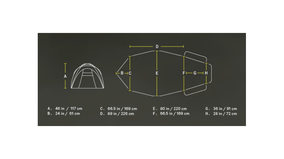 NEMO Equipment Chogori Mountaineering Tent, Waypoint, 3 Person, 811666033505