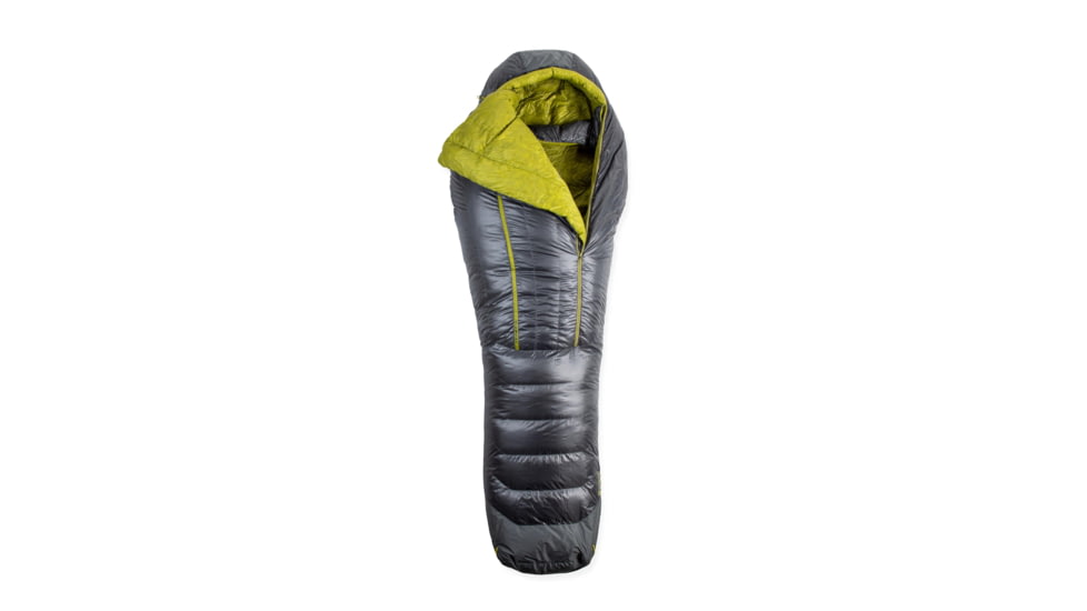 NEMO Equipment Coda 10/20 Endless Promise Sleeping Bag, Goodnight Gray, Short, 811666034090
