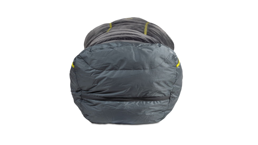 NEMO Equipment Coda 10/20 Endless Promise Sleeping Bag, Goodnight Gray, Short, 811666034090