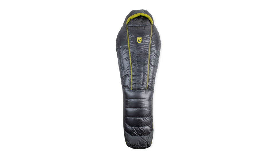 NEMO Equipment Coda 10/20 Endless Promise Sleeping Bag, Goodnight Gray, Short, 811666034090