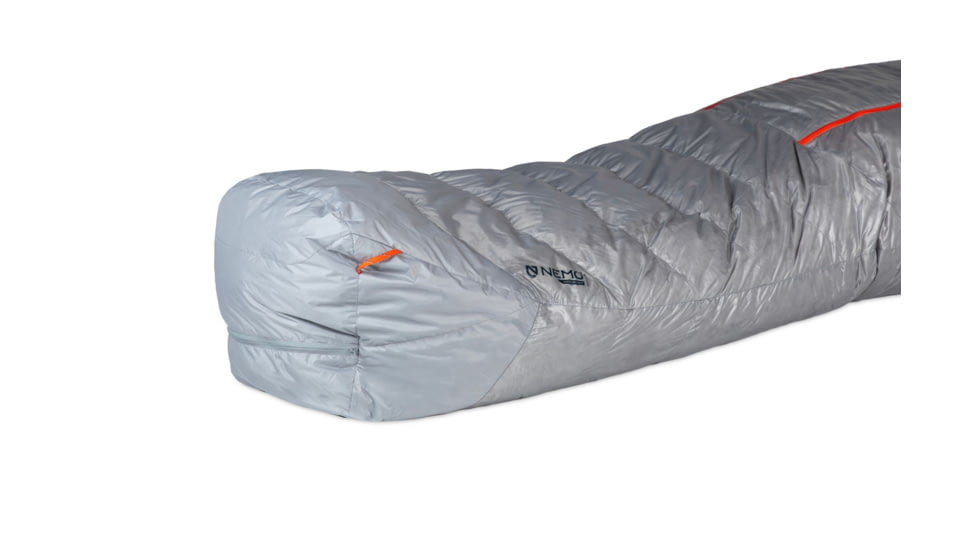 NEMO Equipment Coda 25/35 Endless Promise Sleeping Bag, Titanium, Short, 811666034113