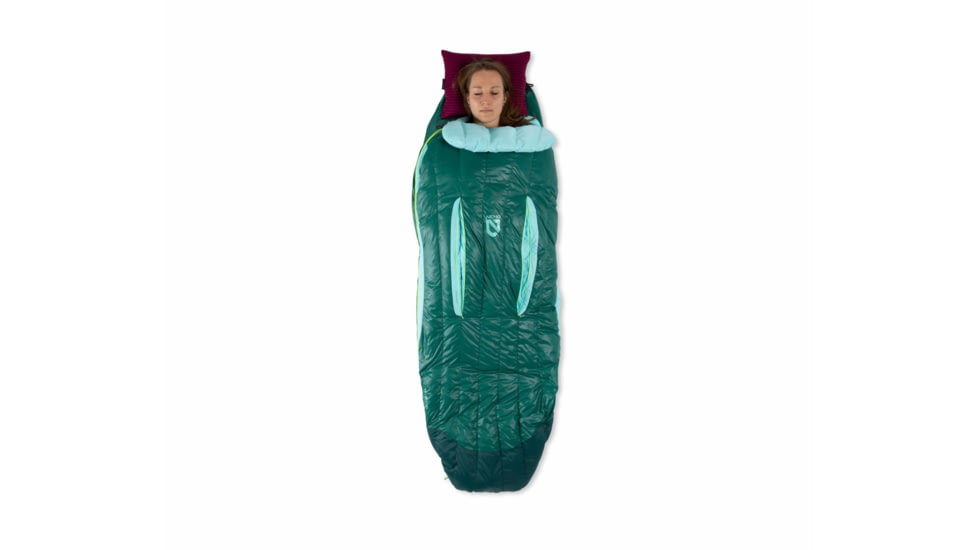 NEMO Equipment Disco 30 Sleeping Bag - Womens, Celestial/Moonglade, Regular, Right Zip, 811666030979