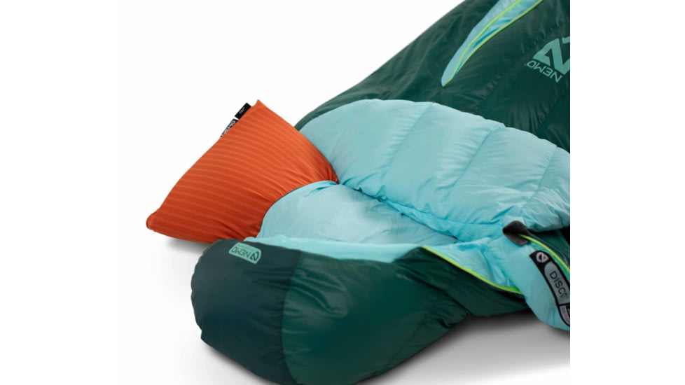 NEMO Equipment Disco 30 Sleeping Bag - Womens, Celestial/Moonglade, Regular, Right Zip, 811666030979
