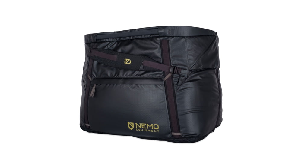 NEMO Equipment Double Haul Convertible Duffel Bag, 100L, Black, 811666033628