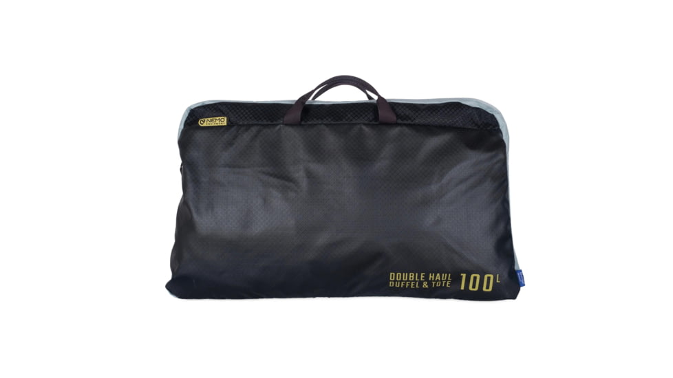 NEMO Equipment Double Haul Convertible Duffel Bag, 100L, Black, 811666033628