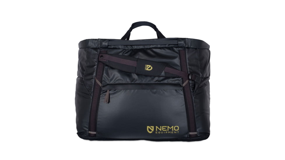 NEMO Equipment Double Haul Convertible Duffel Bag, 100L, Black, 811666033628
