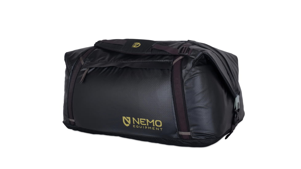 NEMO Equipment Double Haul Convertible Duffel Bag, Black, 100L, 811666033628