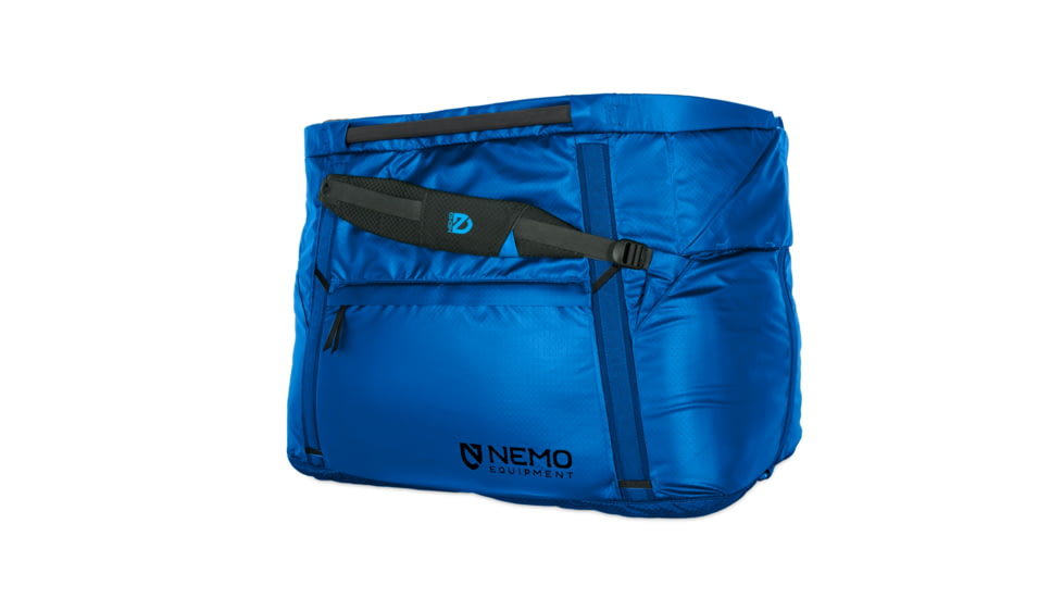 NEMO Equipment Double Haul Convertible Duffel Bag, 100L, Lake, 811666035219