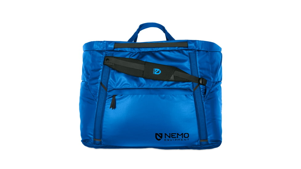 NEMO Equipment Double Haul Convertible Duffel Bag, 100L, Lake, 811666035219
