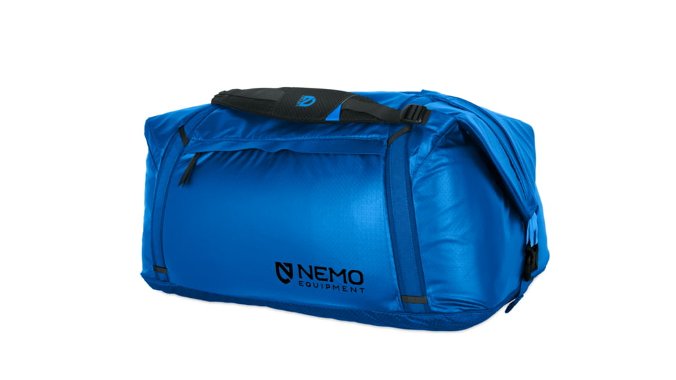 NEMO Equipment Double Haul Convertible Duffel Bag, 100L, Lake, 811666035219