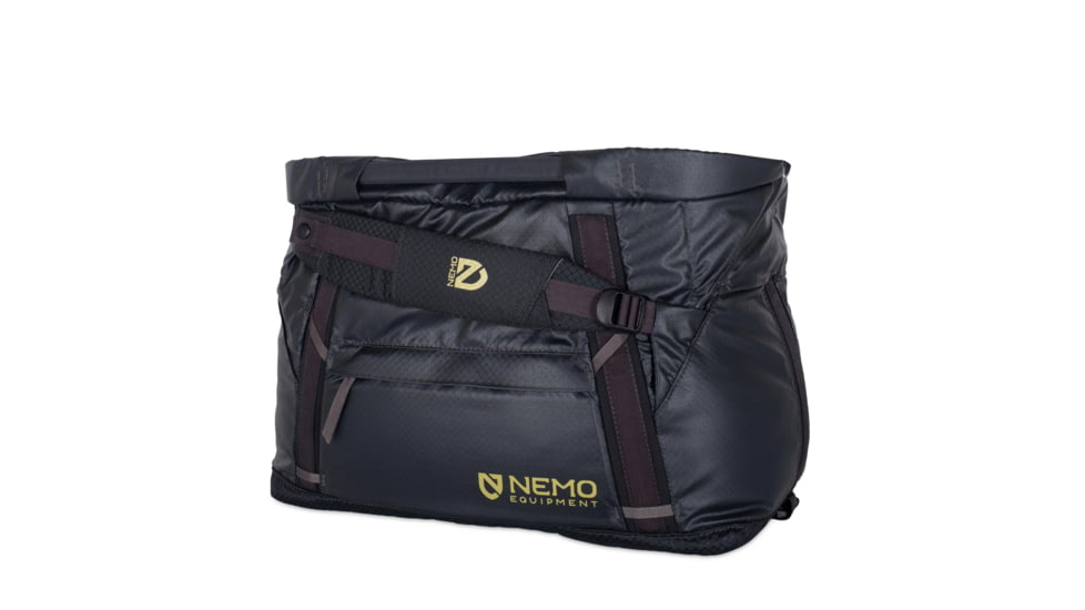 NEMO Equipment Double Haul Convertible Duffel Bag, 30L, Black, 811666033291