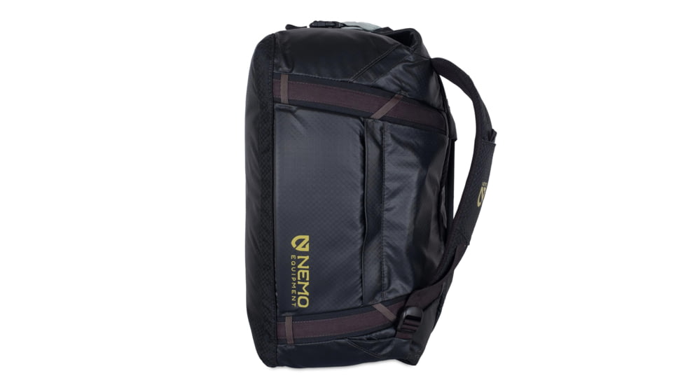 NEMO Equipment Double Haul Convertible Duffel Bag, 30L, Black, 811666033291