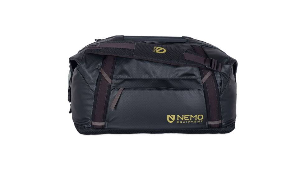 NEMO Equipment Double Haul Convertible Duffel Bag, 30L, Black, 811666033291