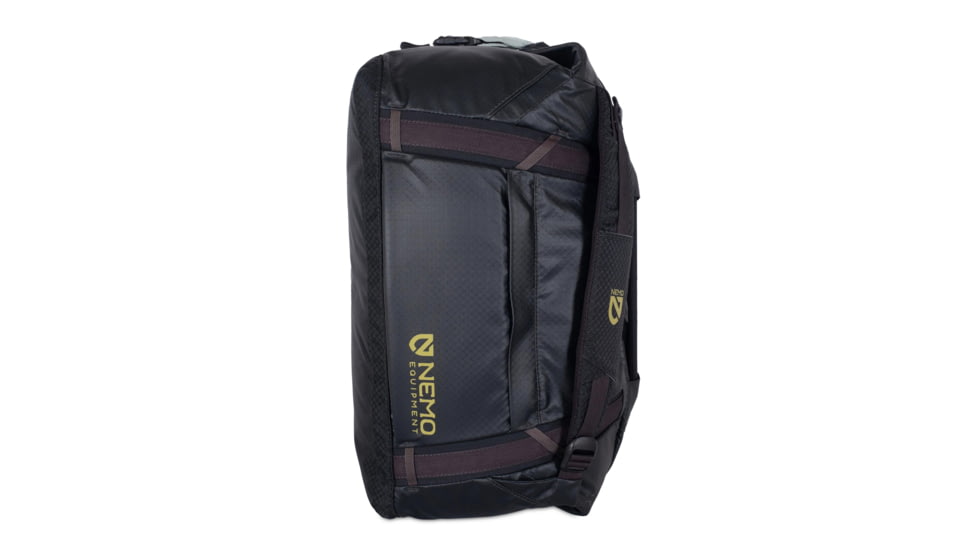 NEMO Equipment Double Haul Convertible Duffel Bag, 30L, Black, 811666033291