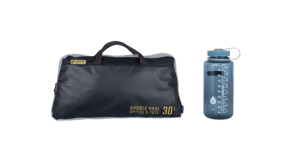 NEMO Equipment Double Haul Convertible Duffel Bag, 30L, Black, 811666033291