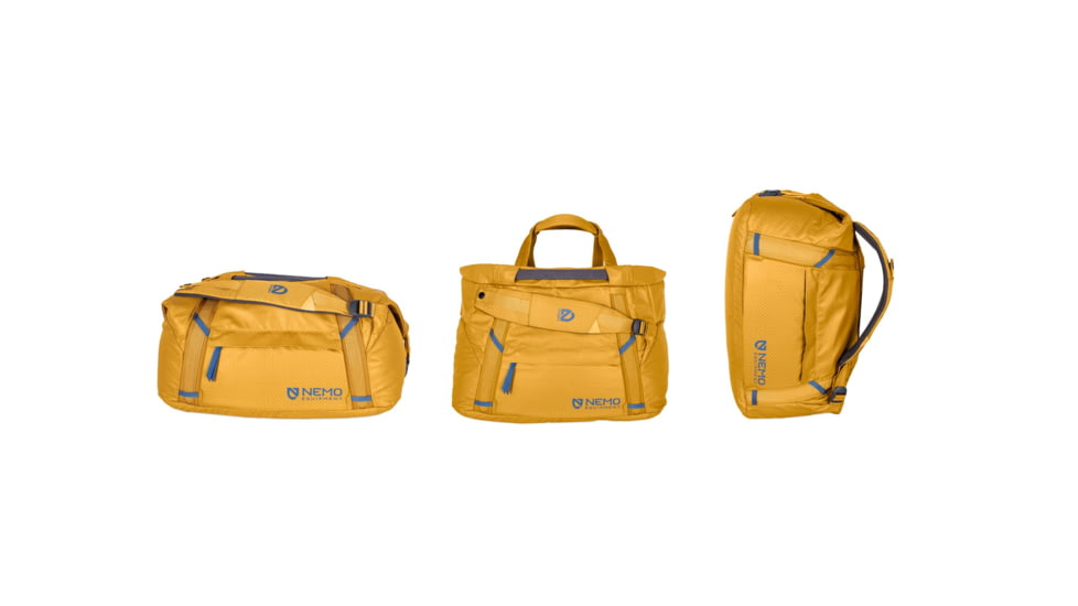 NEMO Equipment Double Haul Convertible Duffel Bag, 30L, Chai, 811666035950