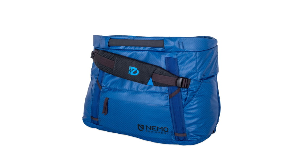 NEMO Equipment Double Haul Convertible Duffel Bag, 30L, Lake, 811666035943