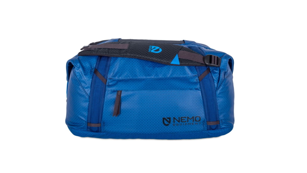 NEMO Equipment Double Haul Convertible Duffel Bag, 30L, Lake, 811666035943