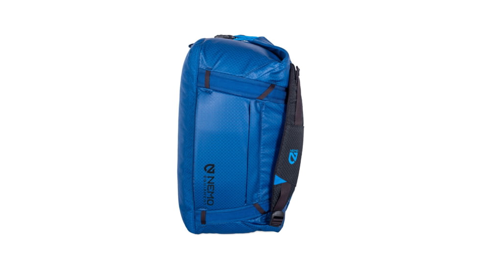NEMO Equipment Double Haul Convertible Duffel Bag, 30L, Lake, 811666035943