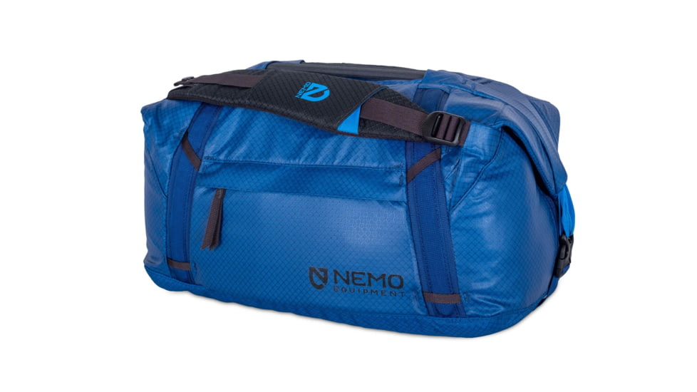 NEMO Equipment Double Haul Convertible Duffel Bag, Lake, 30L, 811666035943