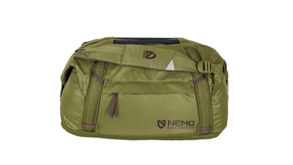 NEMO Equipment Double Haul Convertible Duffel Bag, 30L, Nova, 811666035936