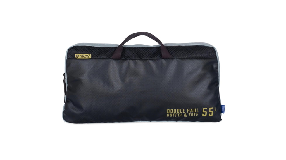 NEMO Equipment Double Haul Convertible Duffel Bag, 55L, Black, 811666035004