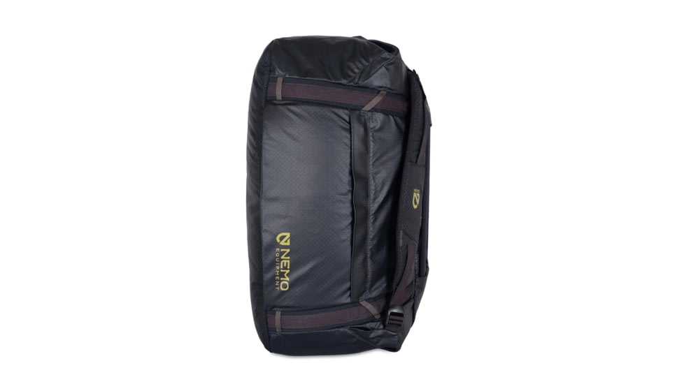 NEMO Equipment Double Haul Convertible Duffel Bag, 55L, Black, 811666035004