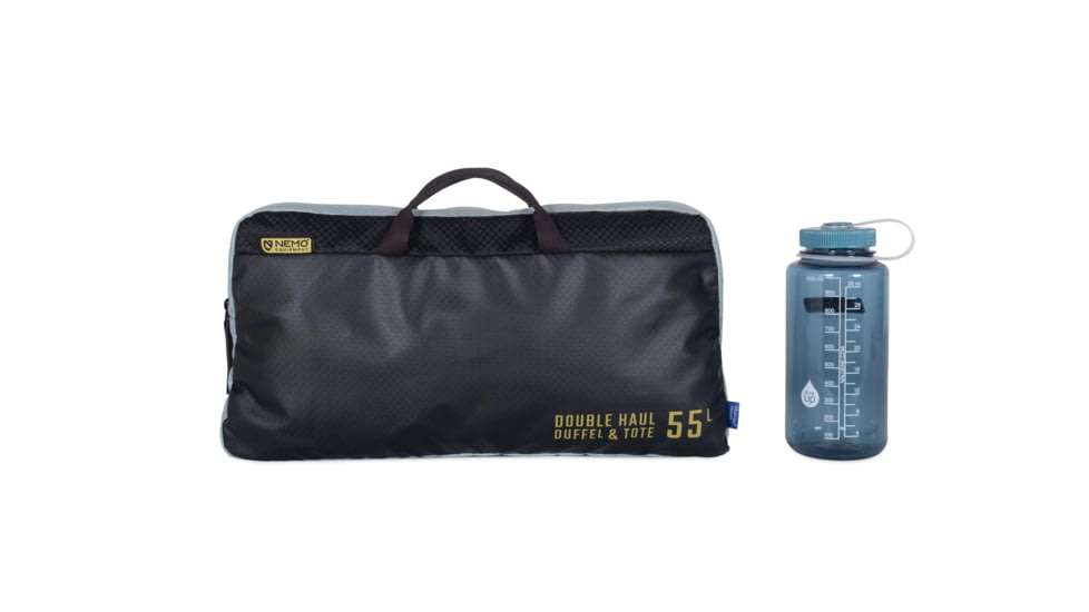 NEMO Equipment Double Haul Convertible Duffel Bag, Black, 55L, 811666035004