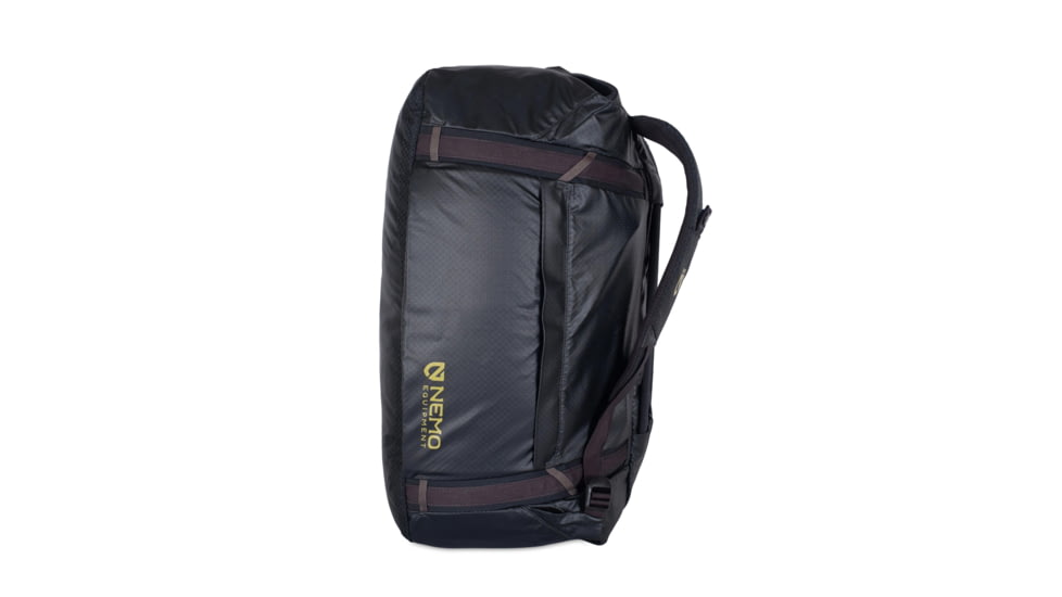 NEMO Equipment Double Haul Convertible Duffel Bag, 55L, Black, 811666035004