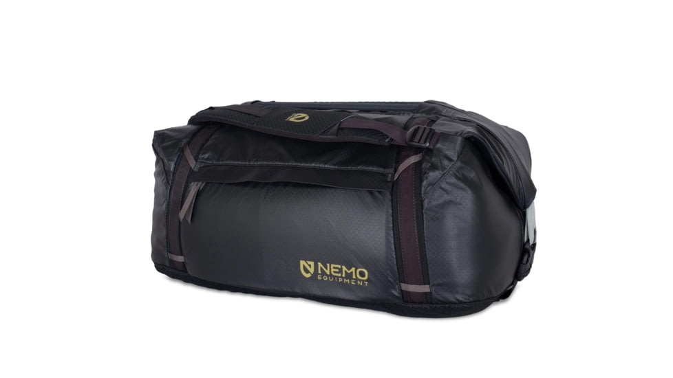 NEMO Equipment Double Haul Convertible Duffel Bag, 55L, Black, 811666035004