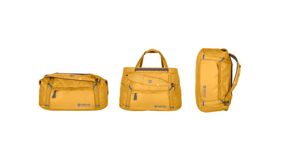 NEMO Equipment Double Haul Convertible Duffel Bag, 55L, Chai, 811666034977