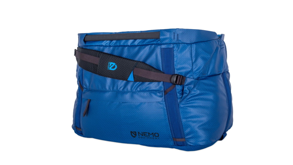 NEMO Equipment Double Haul Convertible Duffel Bag, 55L, Lake, 811666034991