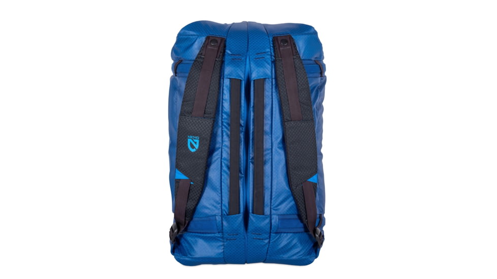 NEMO Equipment Double Haul Convertible Duffel Bag, 55L, Lake, 811666034991