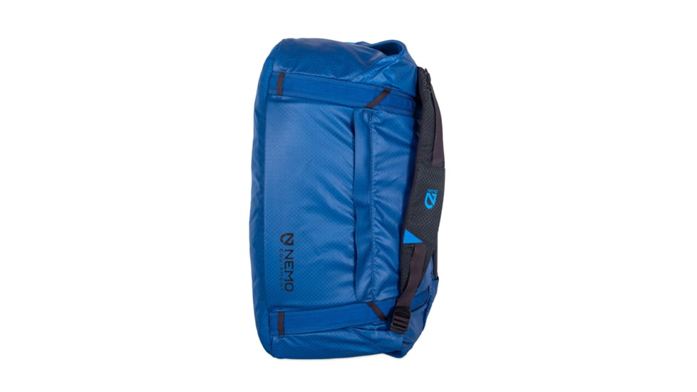 NEMO Equipment Double Haul Convertible Duffel Bag, 55L, Lake, 811666034991
