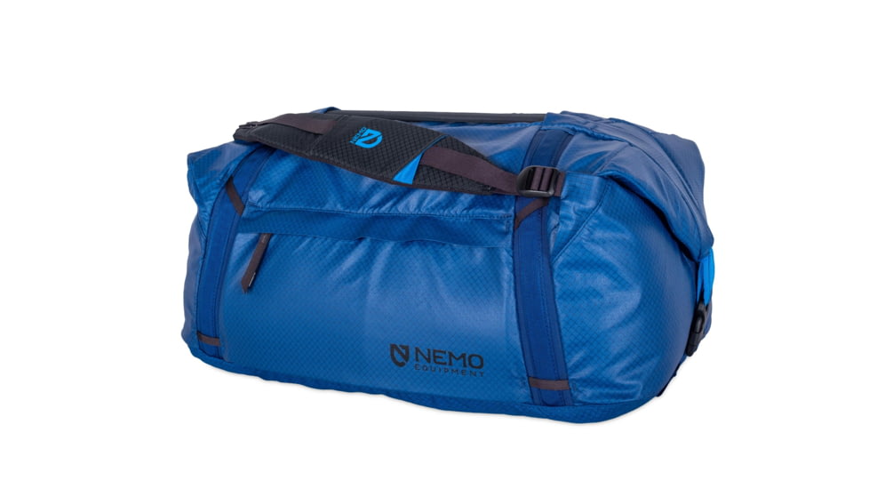 NEMO Equipment Double Haul Convertible Duffel Bag, 55L, Lake, 811666034991
