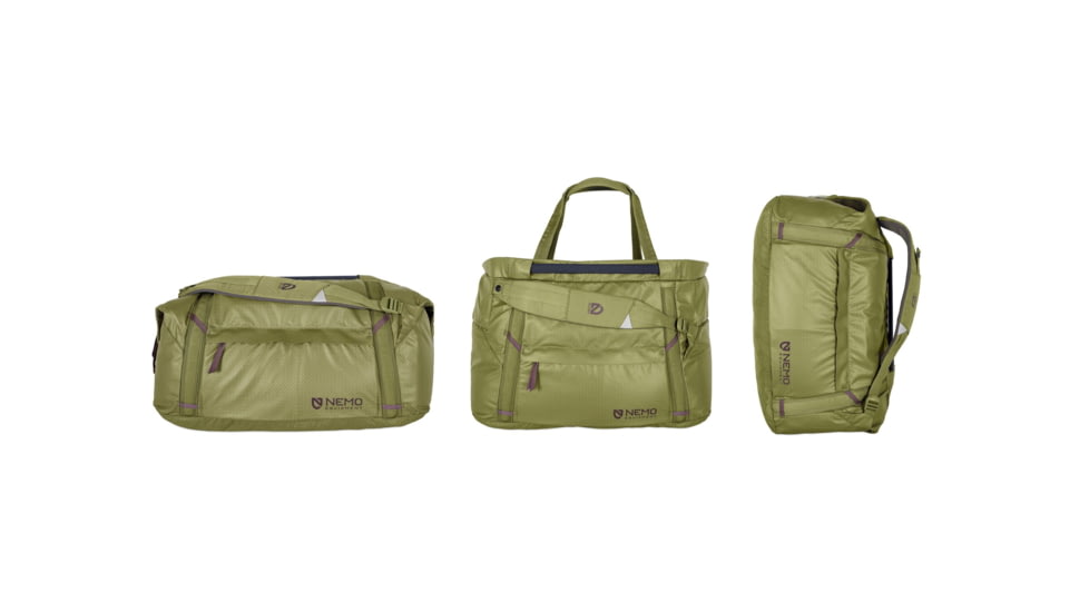 NEMO Equipment Double Haul Convertible Duffel Bag, 55L, Nova, 811666034984