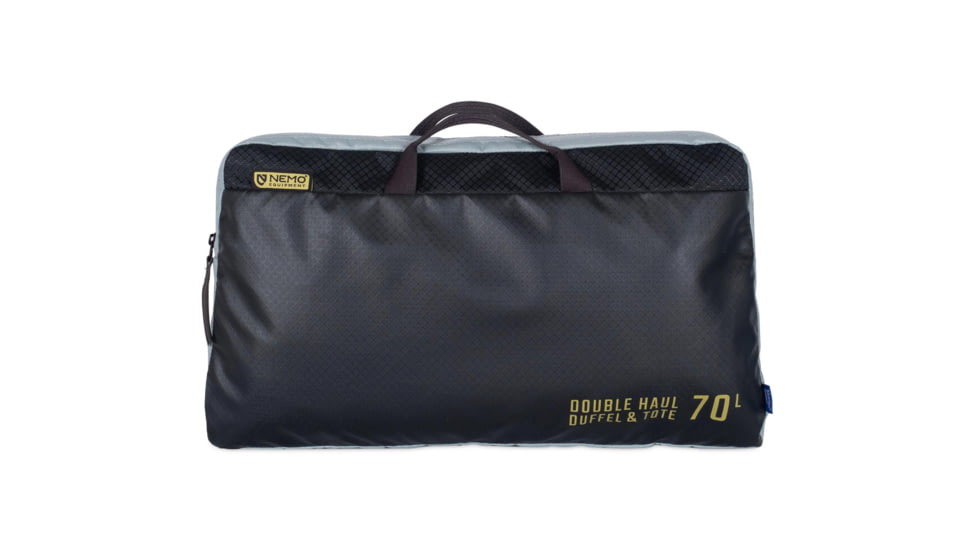NEMO Equipment Double Haul Convertible Duffel Bag, 70L, Black, 811666035967