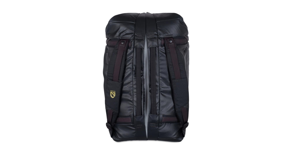 NEMO Equipment Double Haul Convertible Duffel Bag, Black, 70L, 811666035967