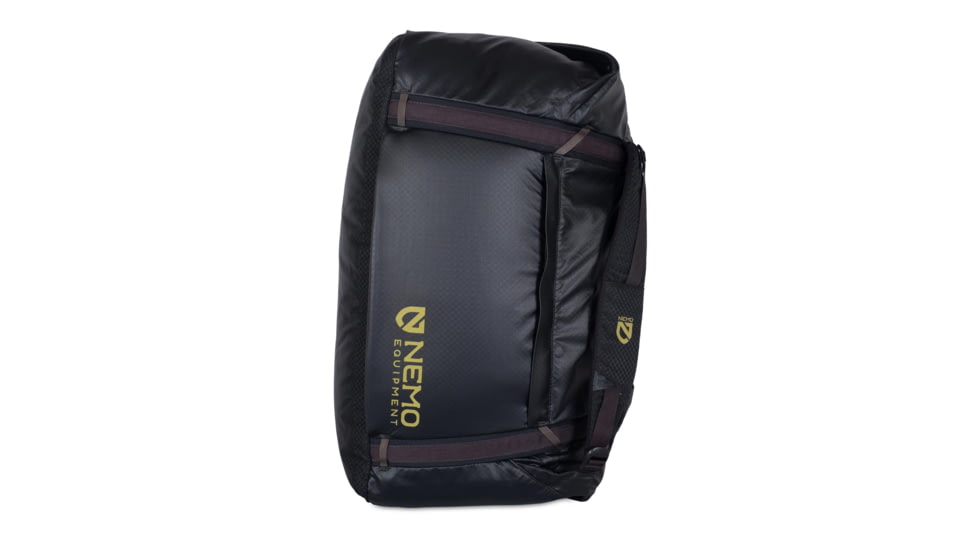 NEMO Equipment Double Haul Convertible Duffel Bag, 70L, Black, 811666035967