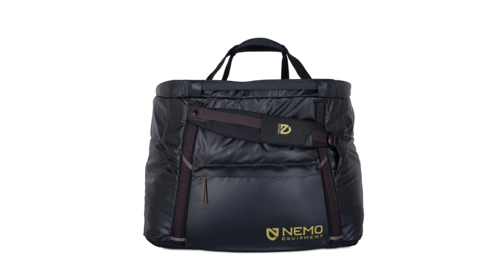 NEMO Equipment Double Haul Convertible Duffel Bag, 70L, Black, 811666035967