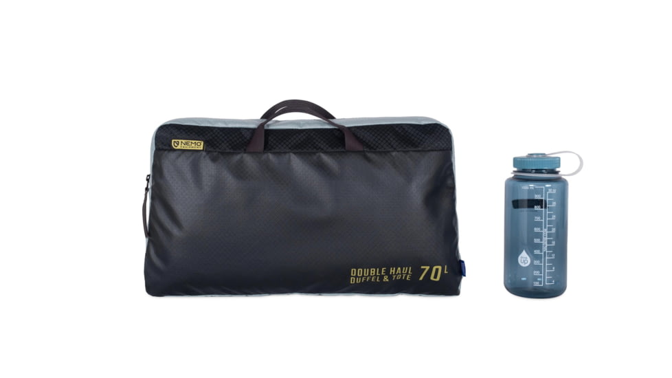 NEMO Equipment Double Haul Convertible Duffel Bag, 70L, Black, 811666035967
