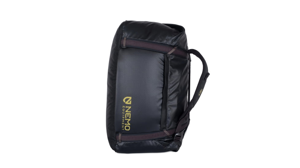 NEMO Equipment Double Haul Convertible Duffel Bag, 70L, Black, 811666035967
