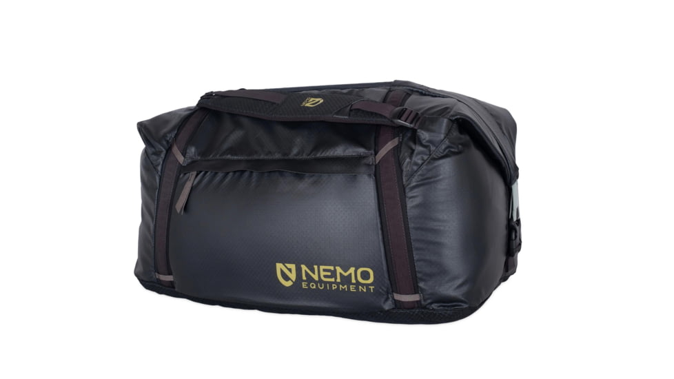 NEMO Equipment Double Haul Convertible Duffel Bag, 70L, Black, 811666035967