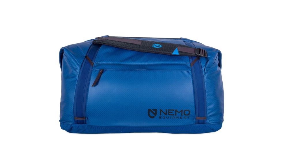 NEMO Equipment Double Haul Convertible Duffel Bag, Lake, 70L, 811666033611